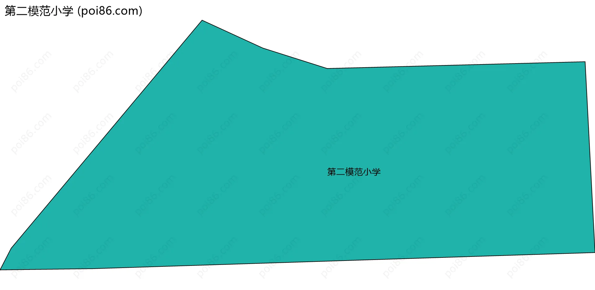 第二模范小学边界地图