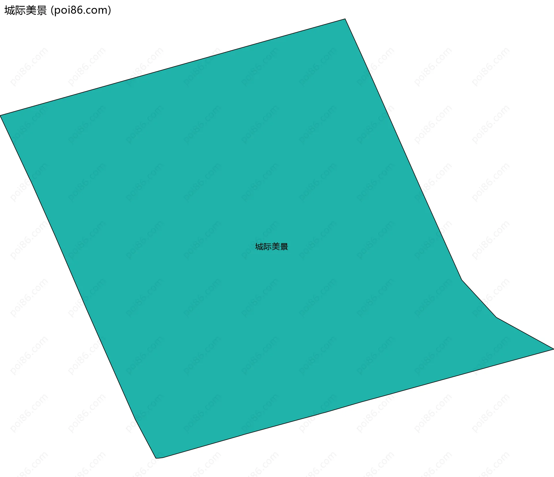 城际美景边界地图