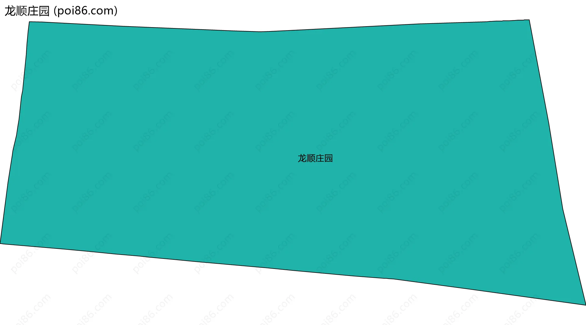 龙顺庄园边界地图