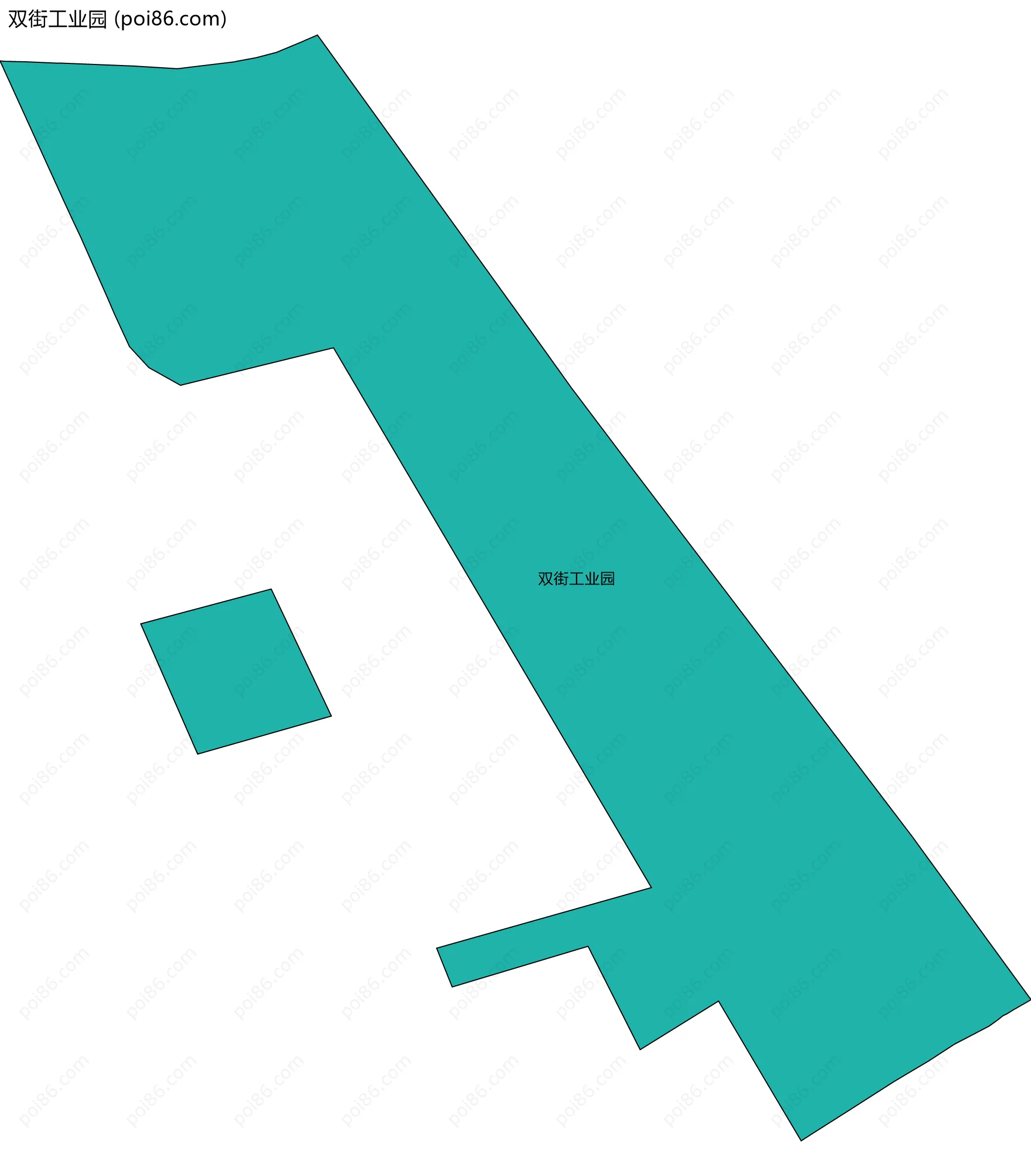 双街工业园边界地图