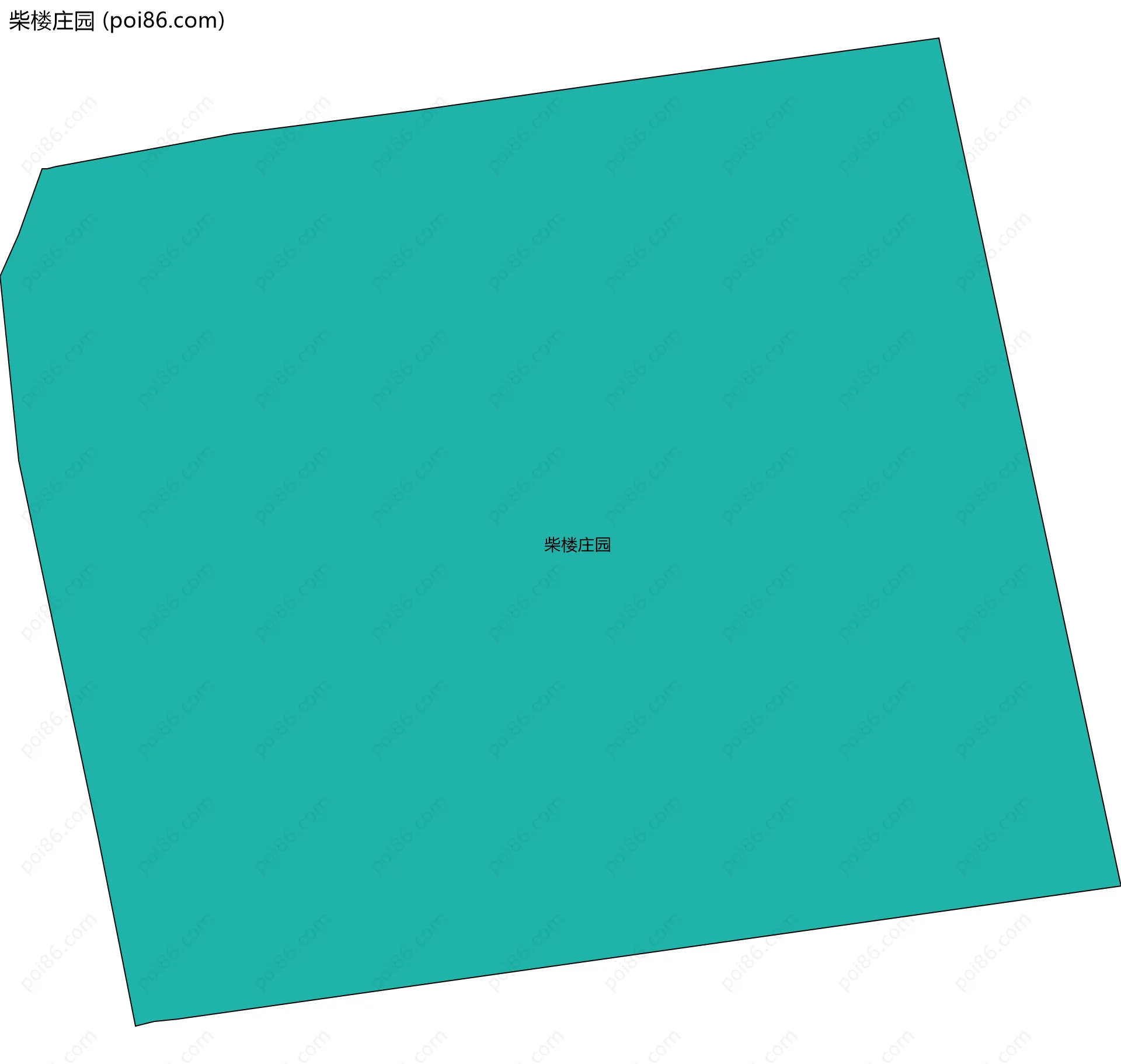 柴楼庄园边界地图