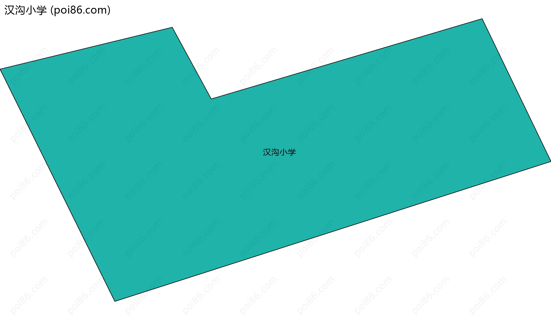 汉沟小学边界地图