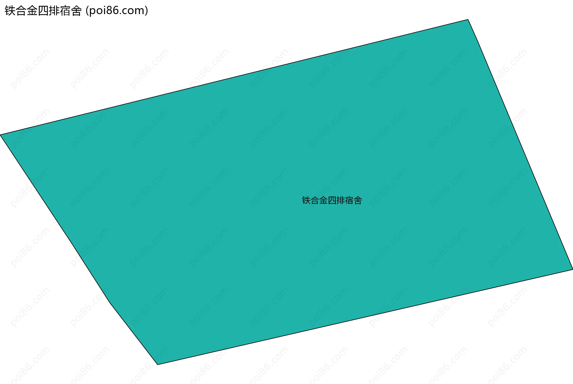 铁合金四排宿舍边界地图