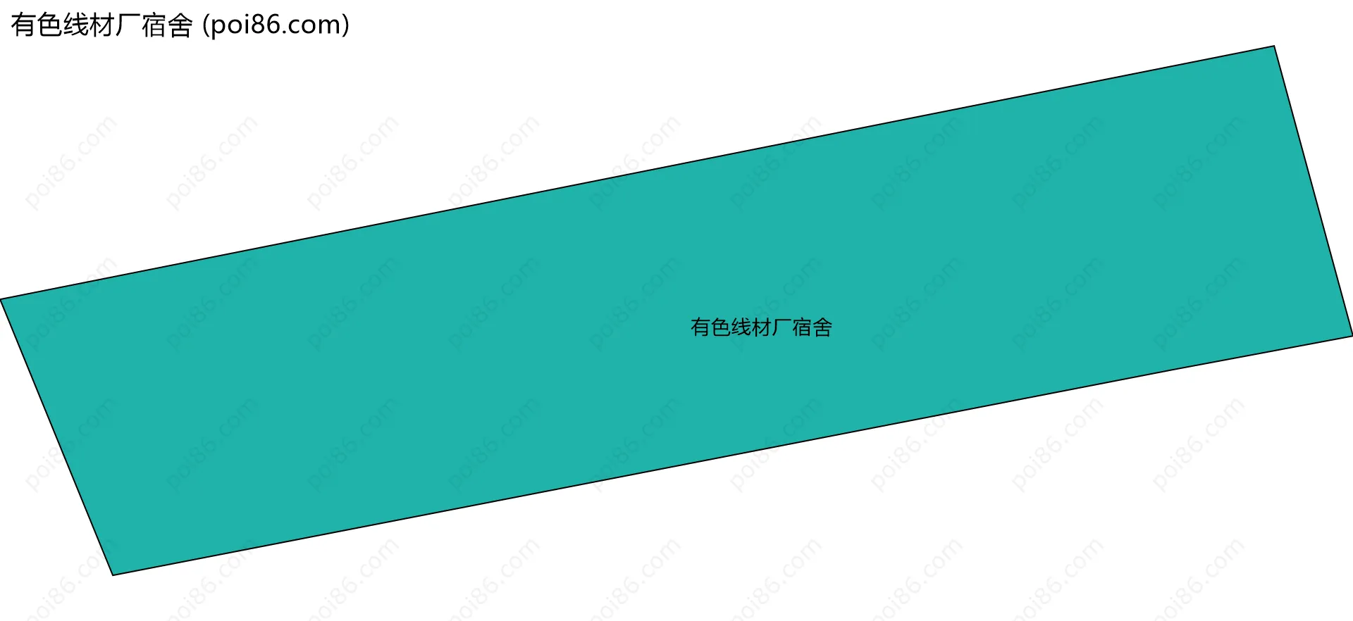 有色线材厂宿舍边界地图