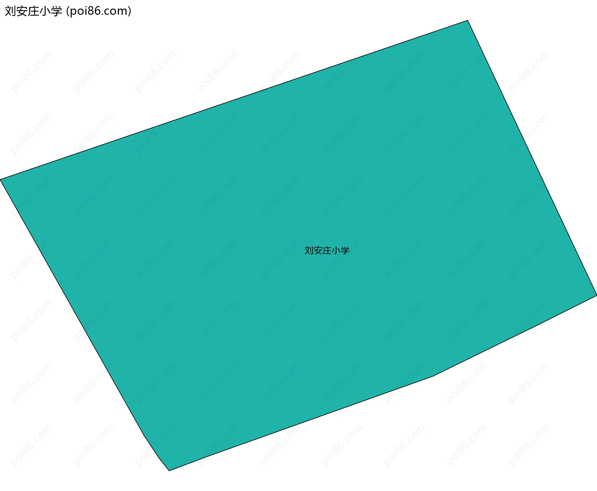 刘安庄小学边界地图