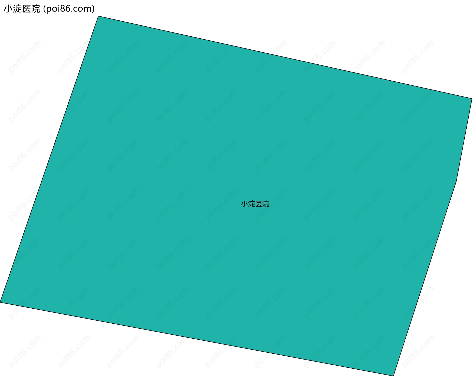 小淀医院边界地图