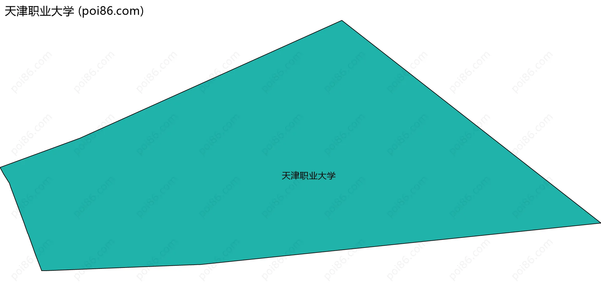 天津职业大学边界地图