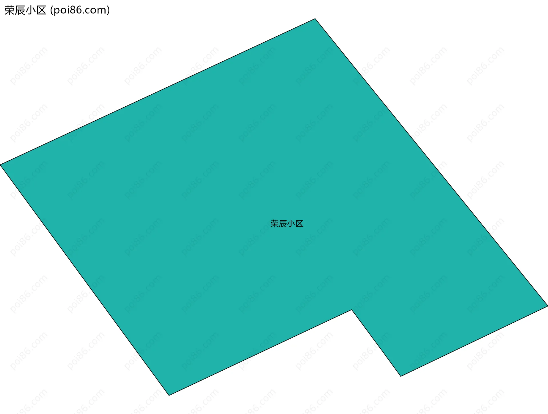 荣辰小区边界地图