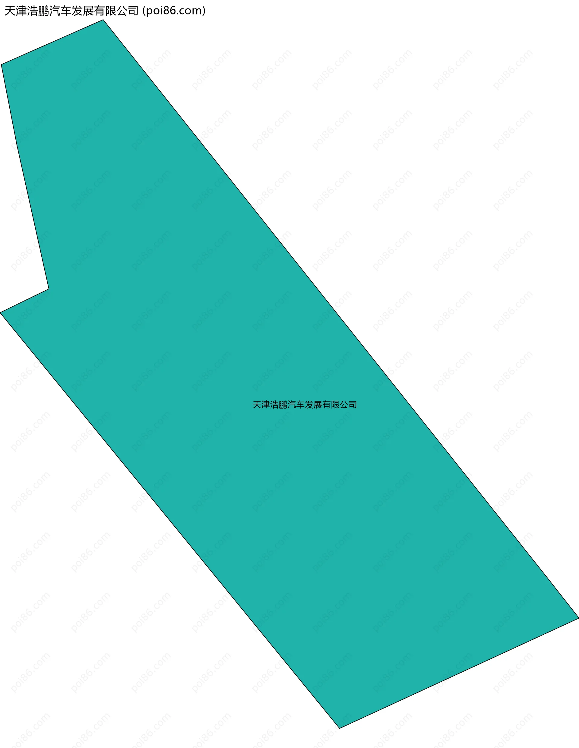 天津浩鹏汽车发展有限公司边界地图