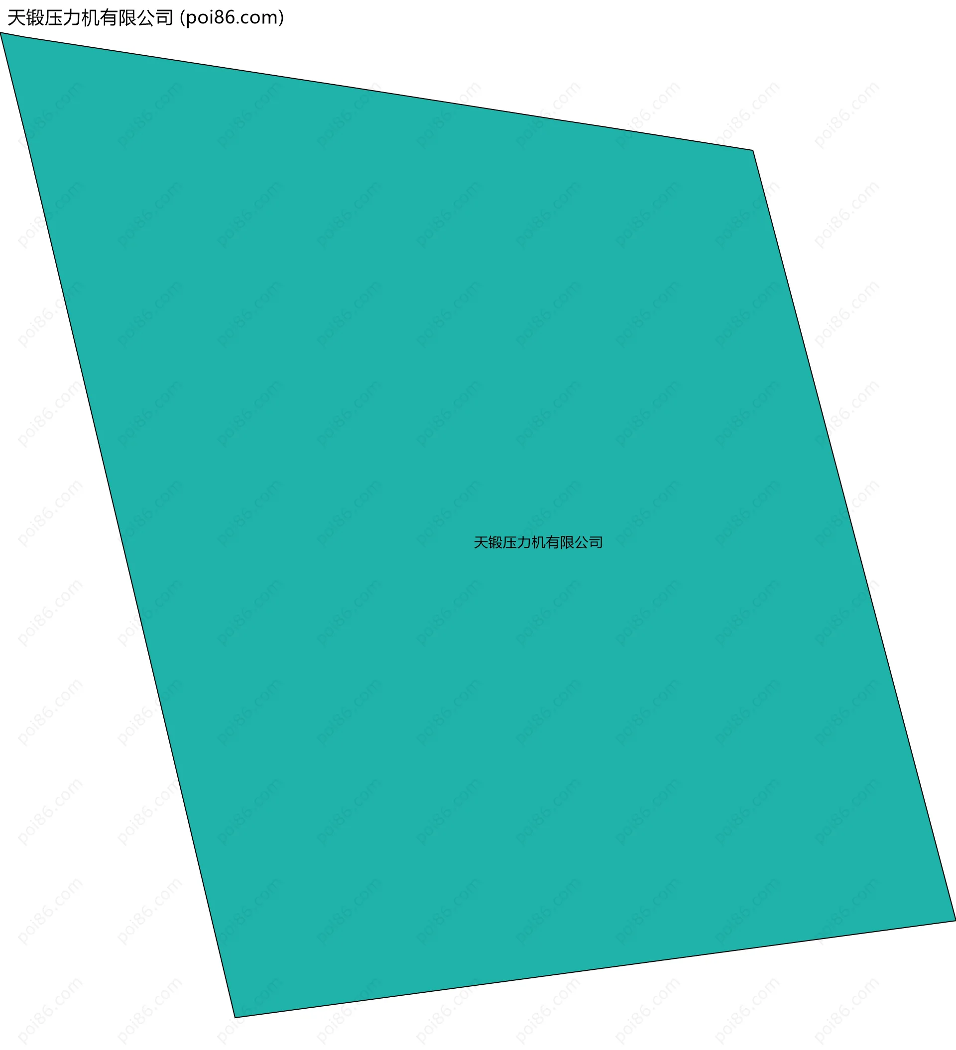 天锻压力机有限公司边界地图