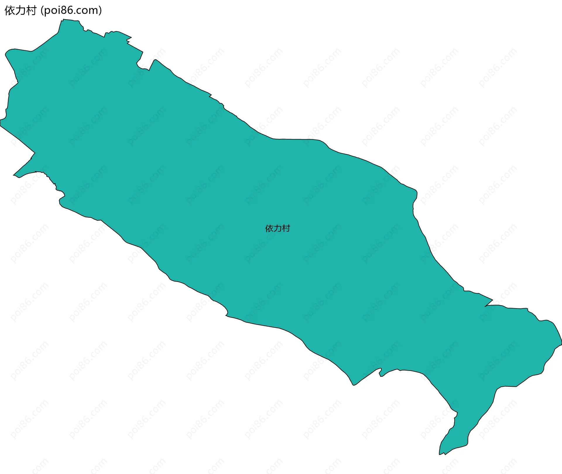 依力村边界地图
