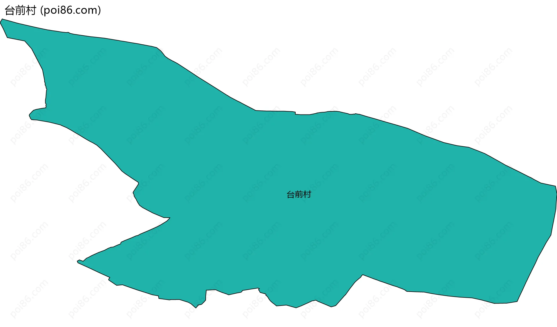 台前村边界地图