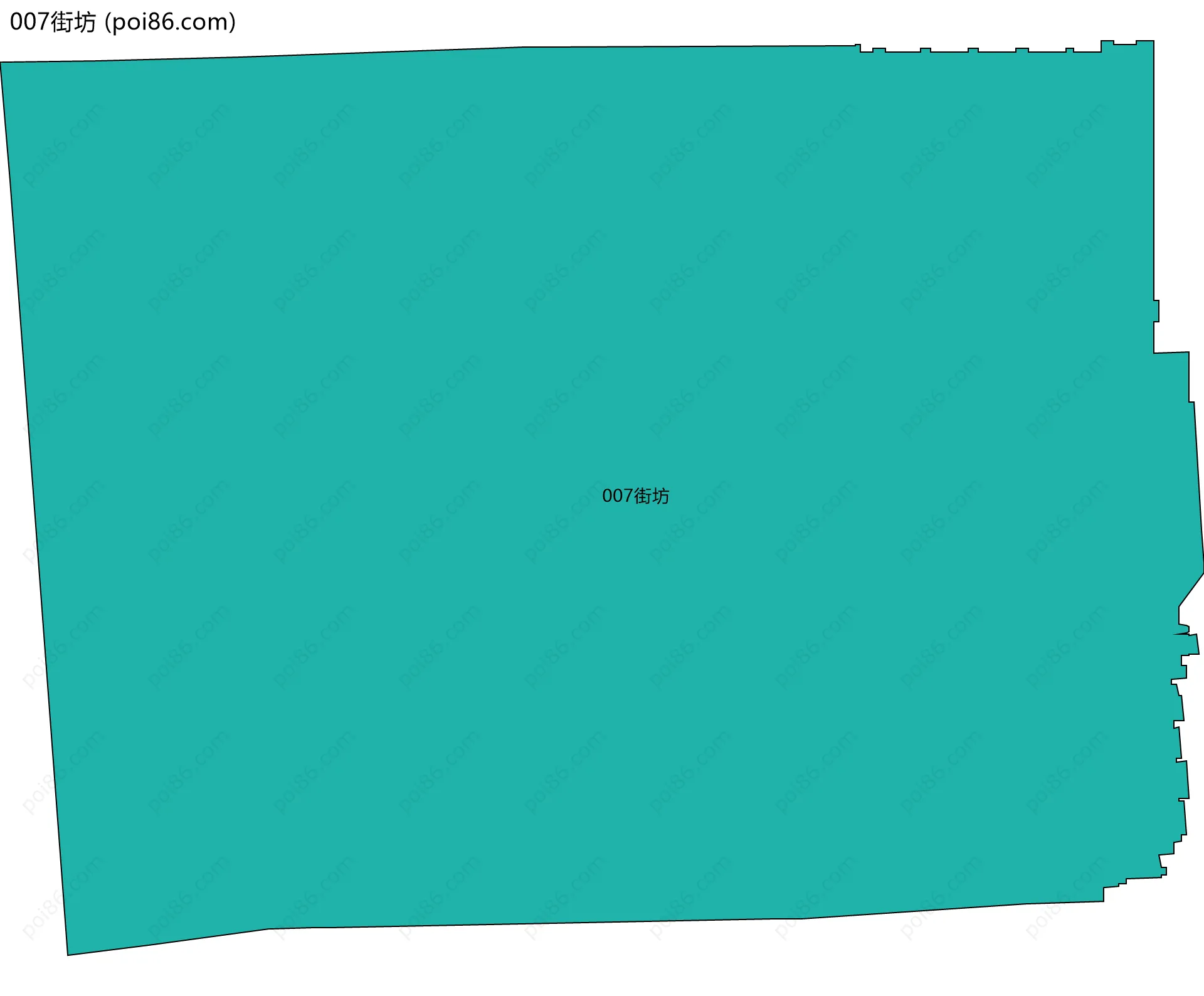 007街坊边界地图