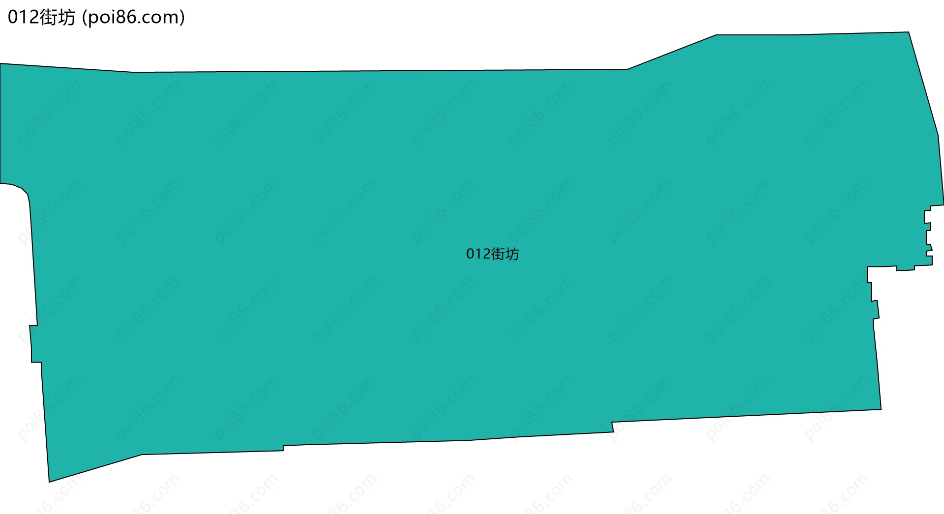 012街坊边界地图