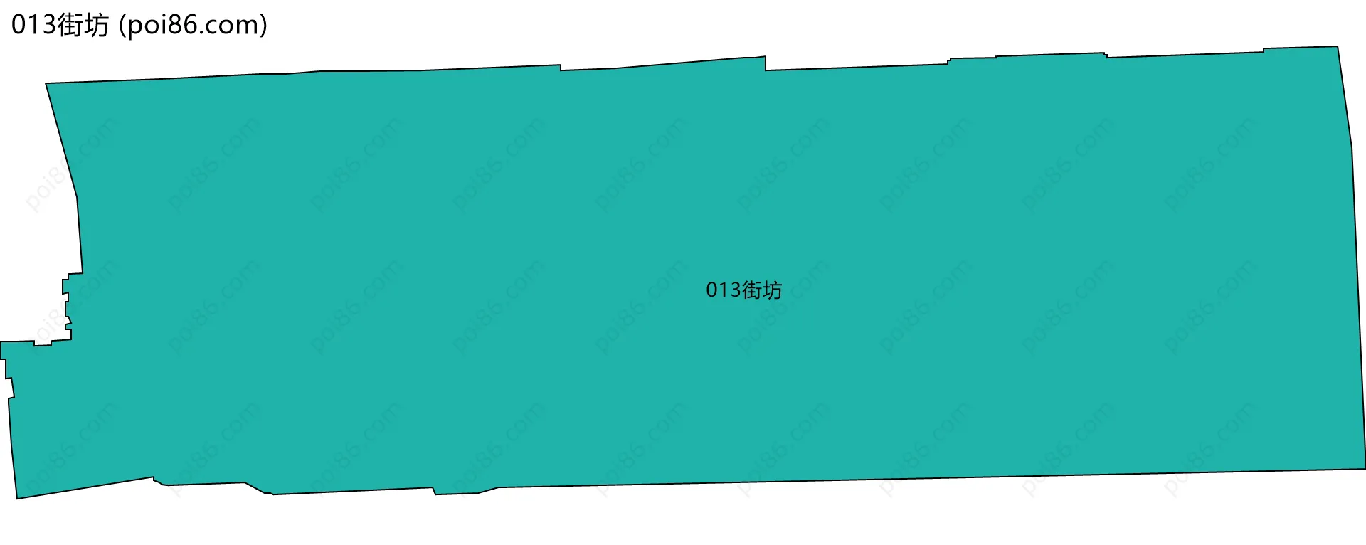 013街坊边界地图