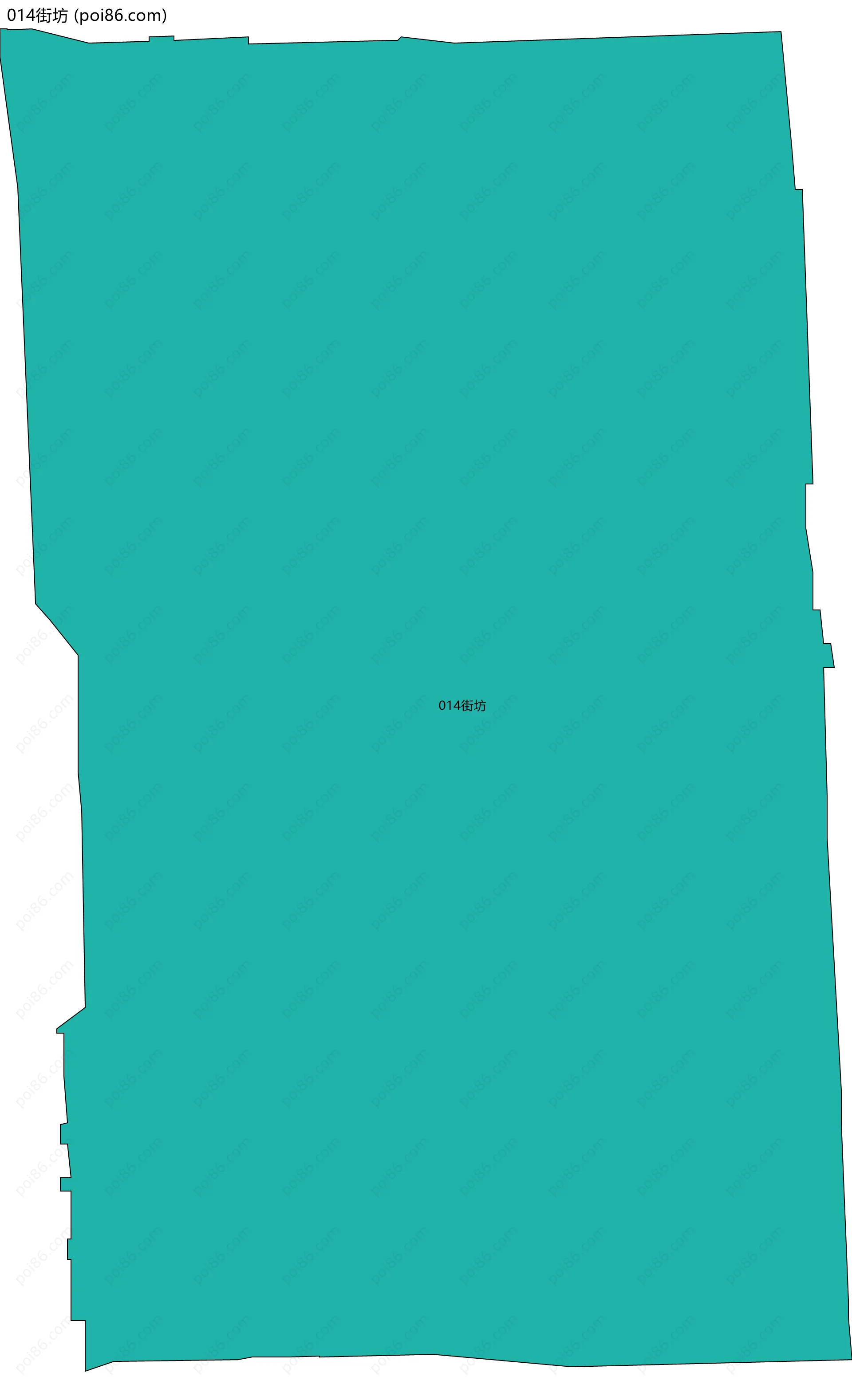 014街坊边界地图