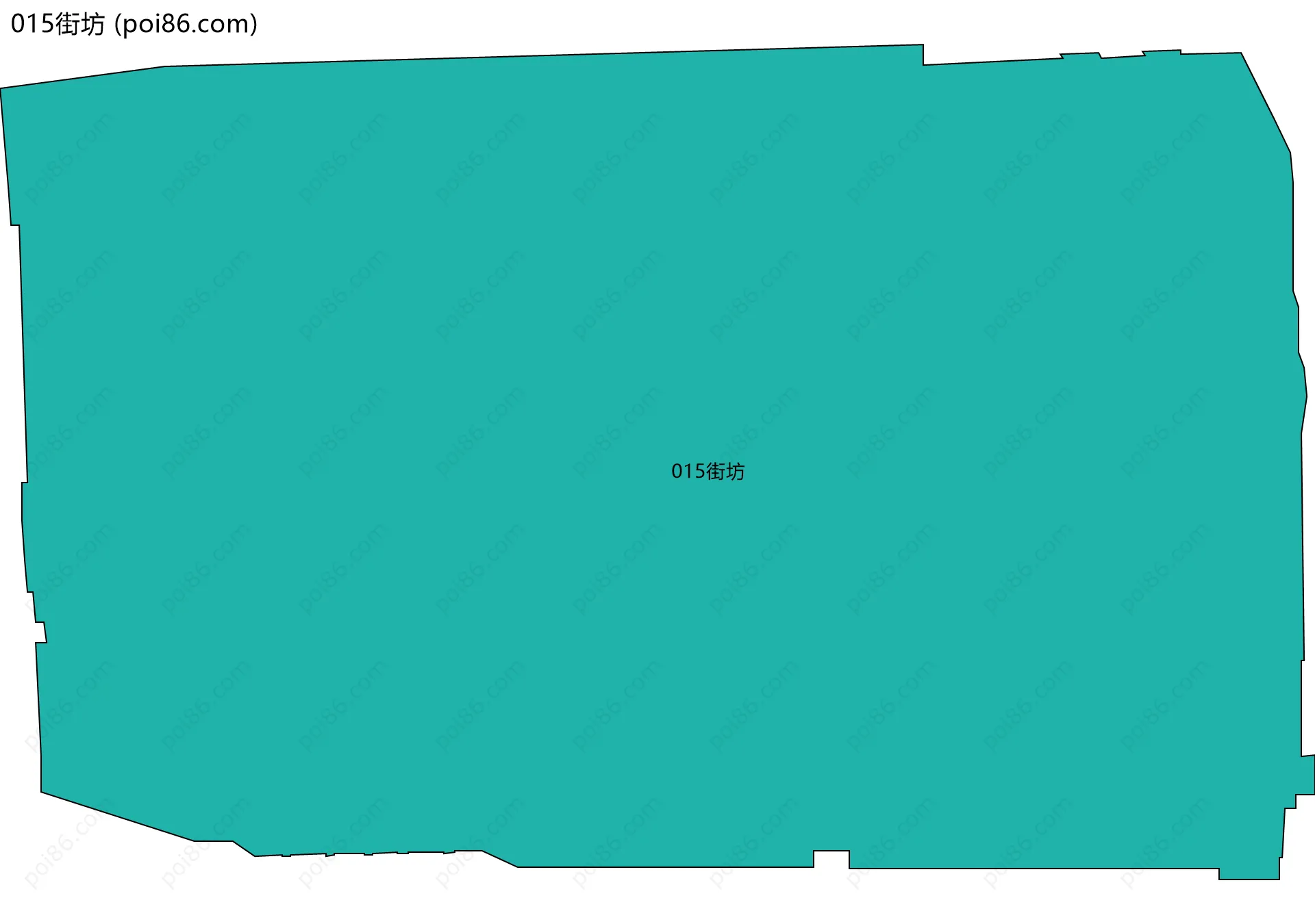 015街坊边界地图