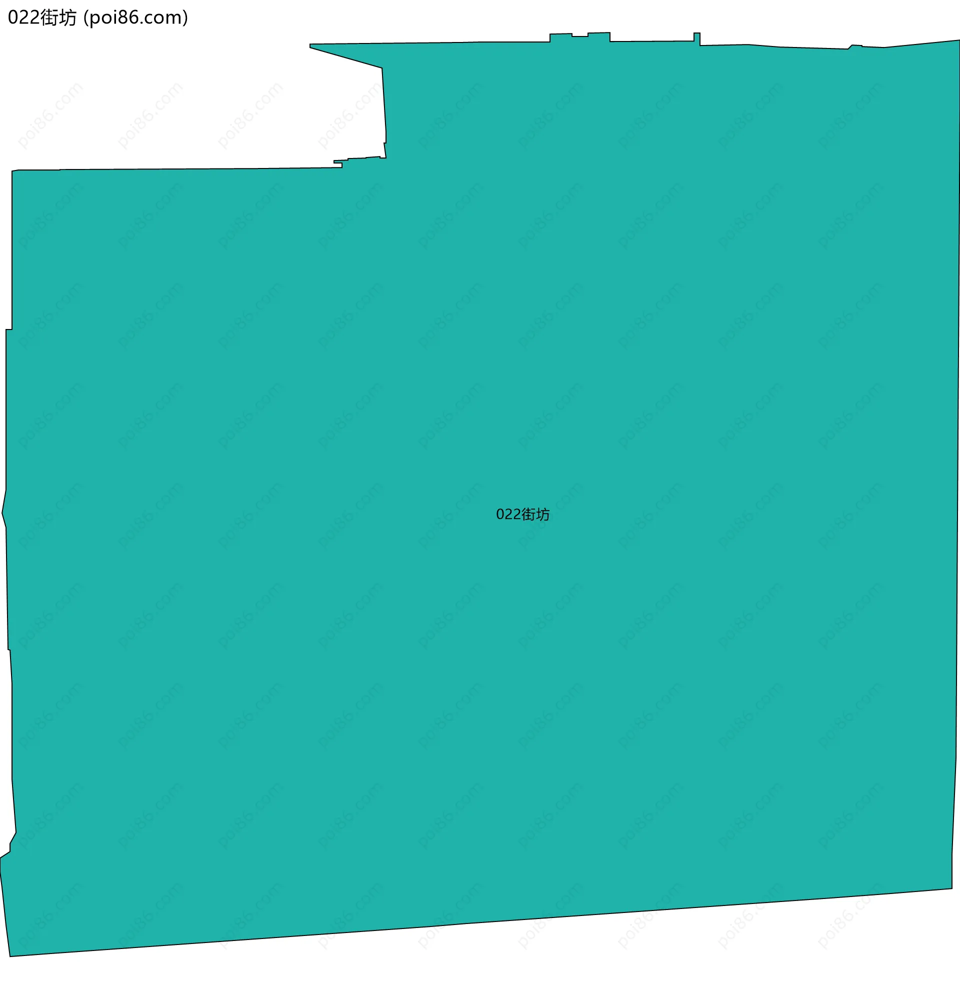 022街坊边界地图