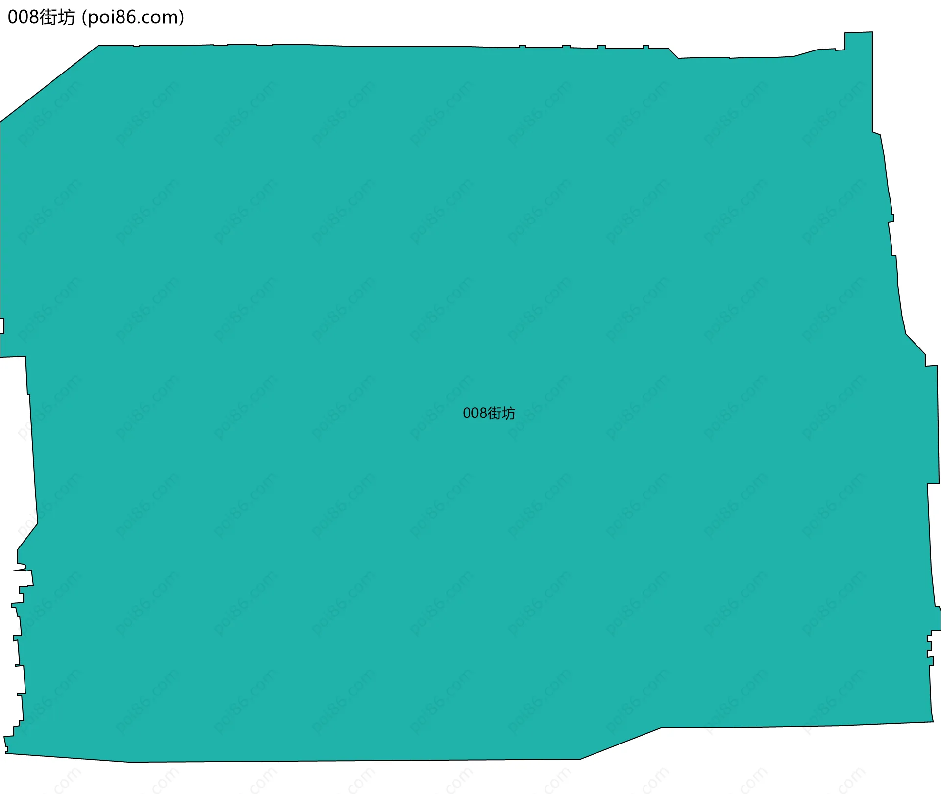 008街坊边界地图