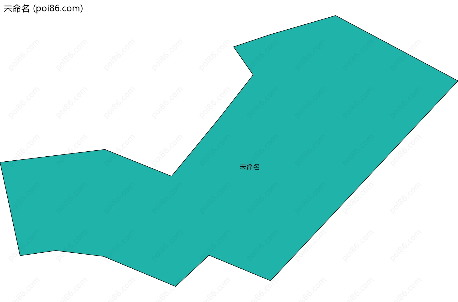 未命名边界地图