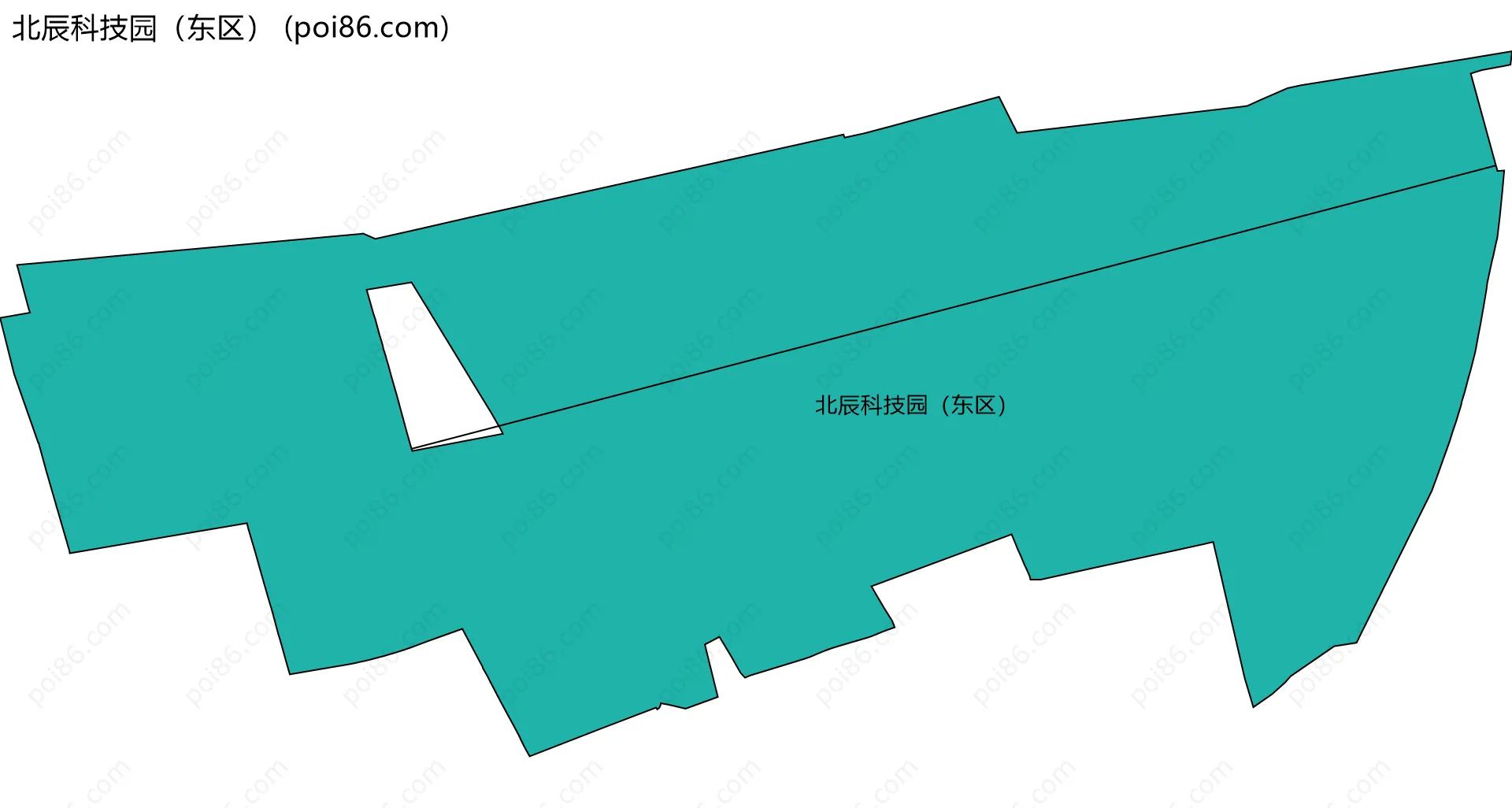 北辰科技园（东区）边界地图