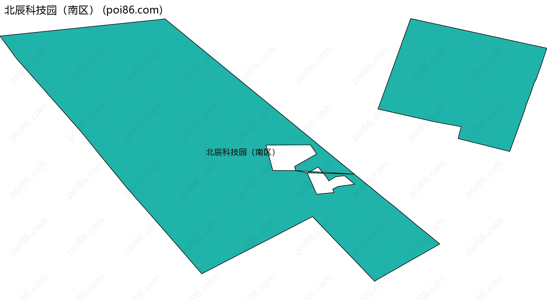 北辰科技园（南区）边界地图