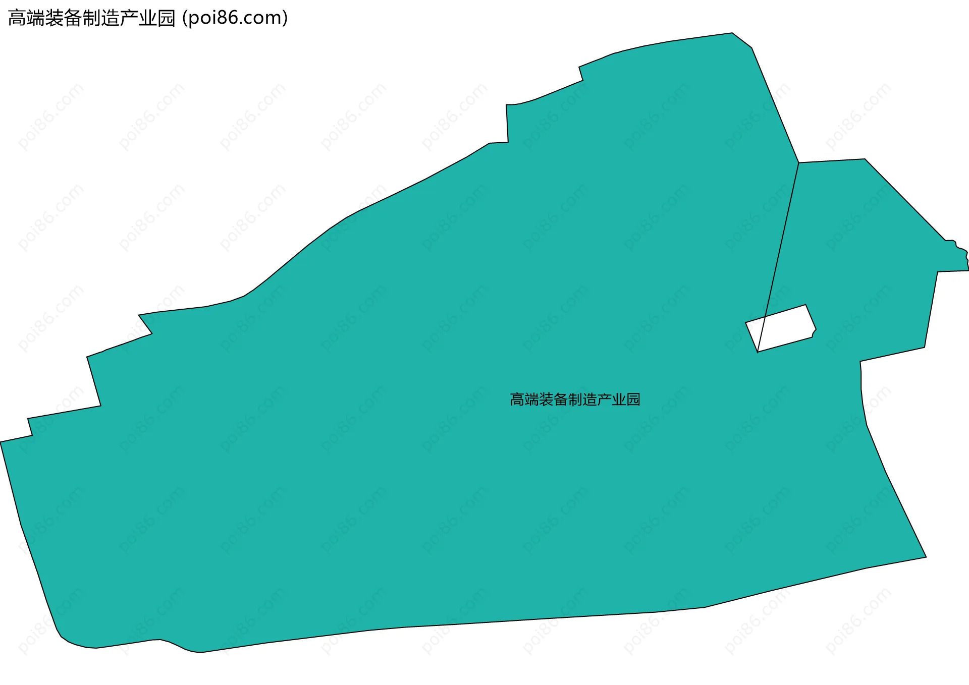 高端装备制造产业园边界地图