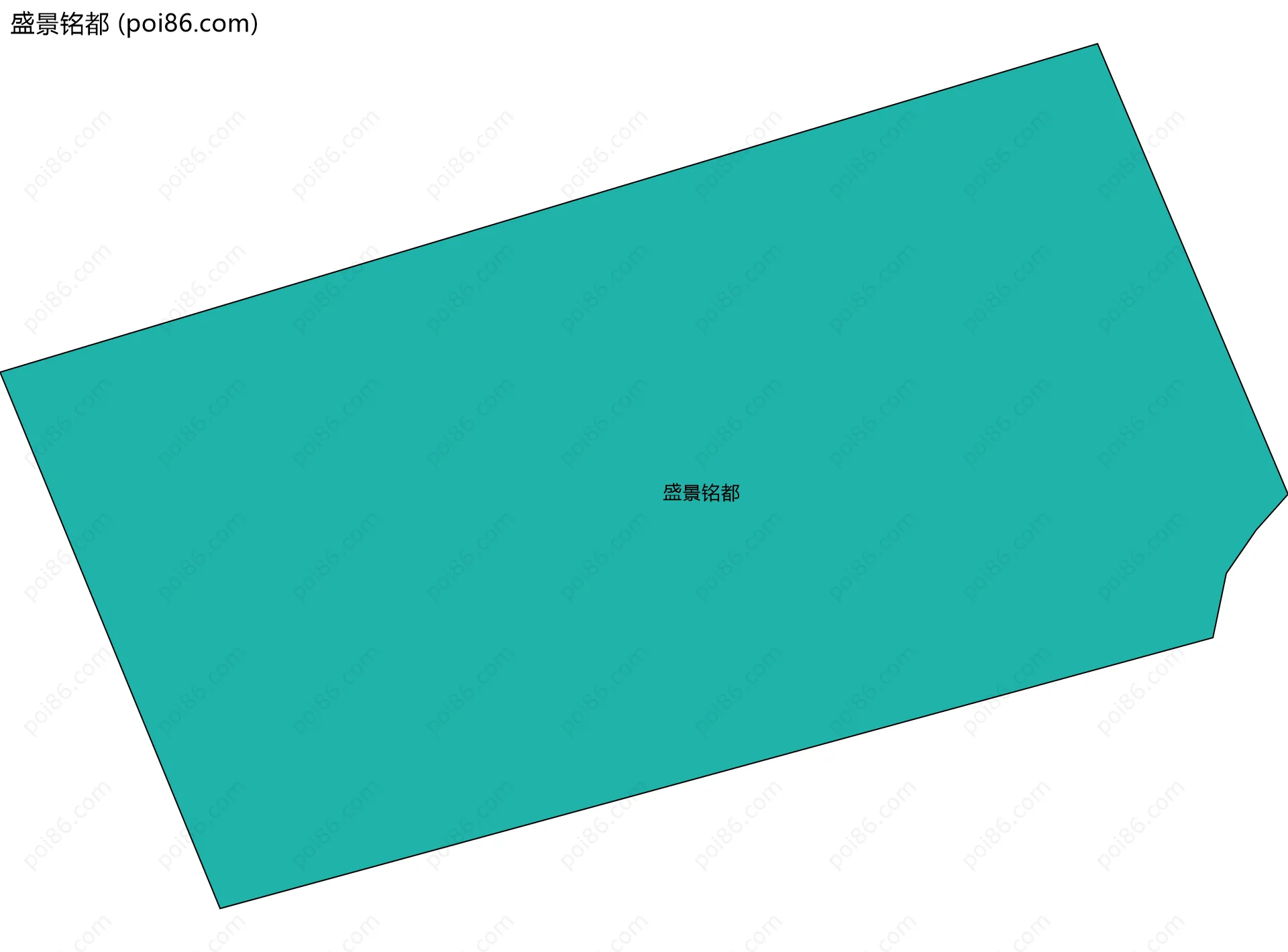盛景铭都边界地图
