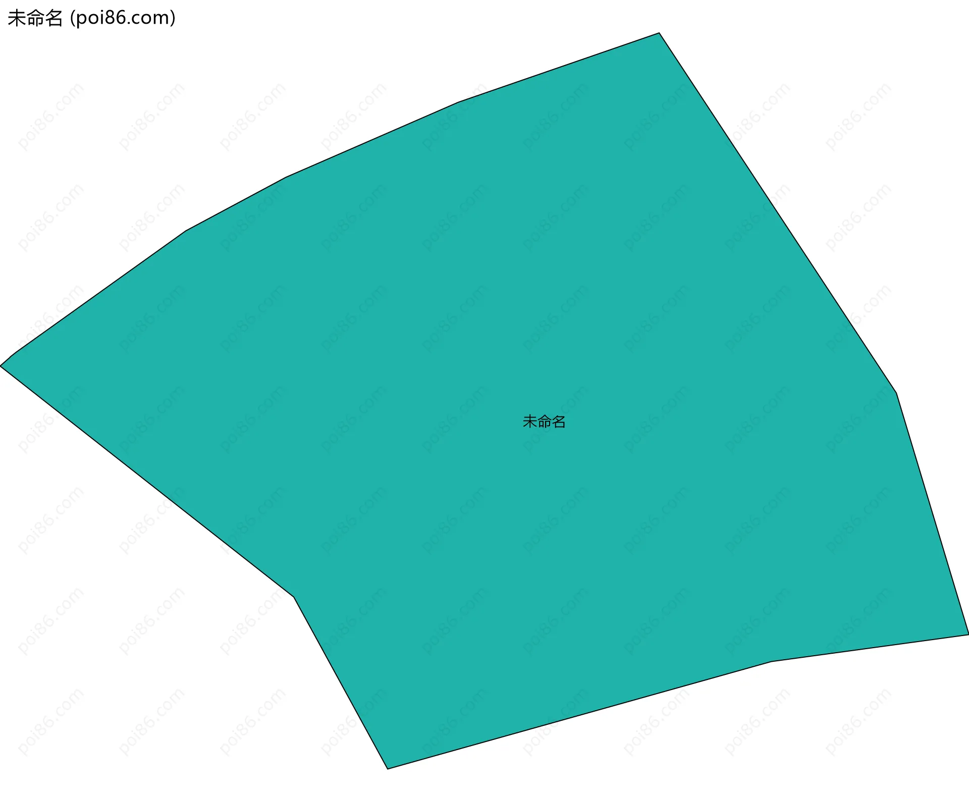 未命名边界地图