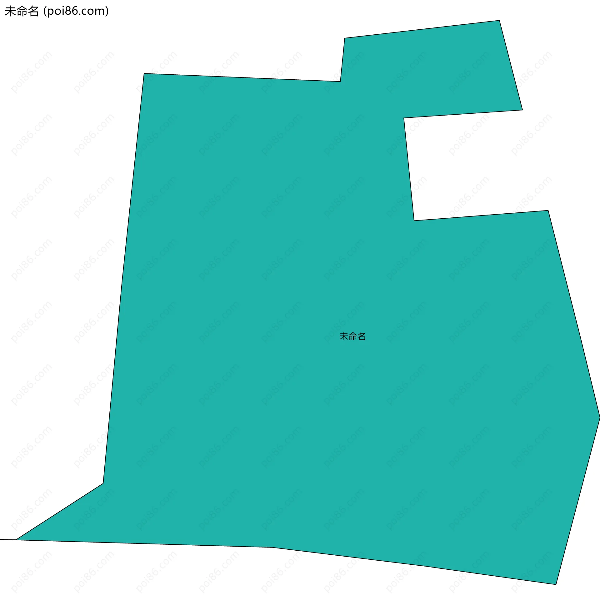 未命名边界地图