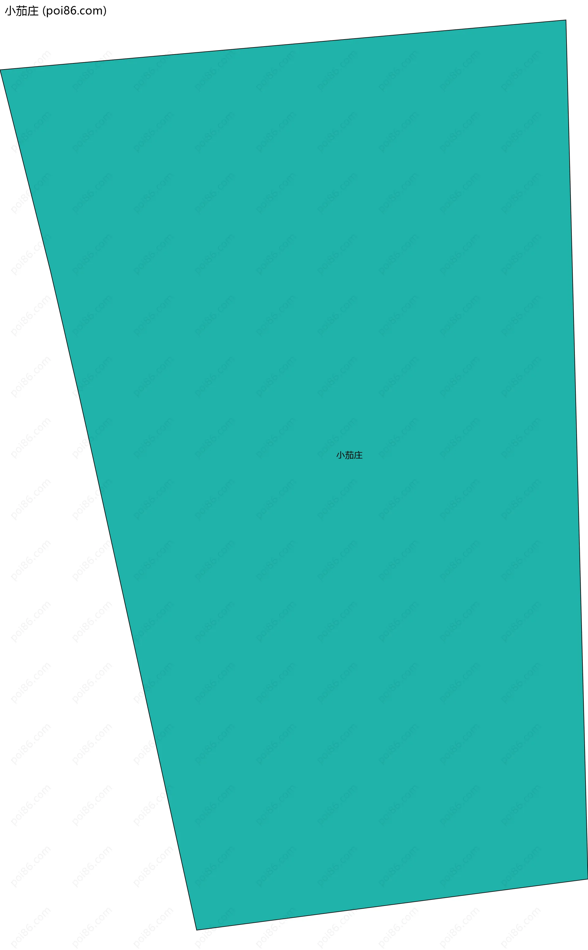 小茄庄边界地图