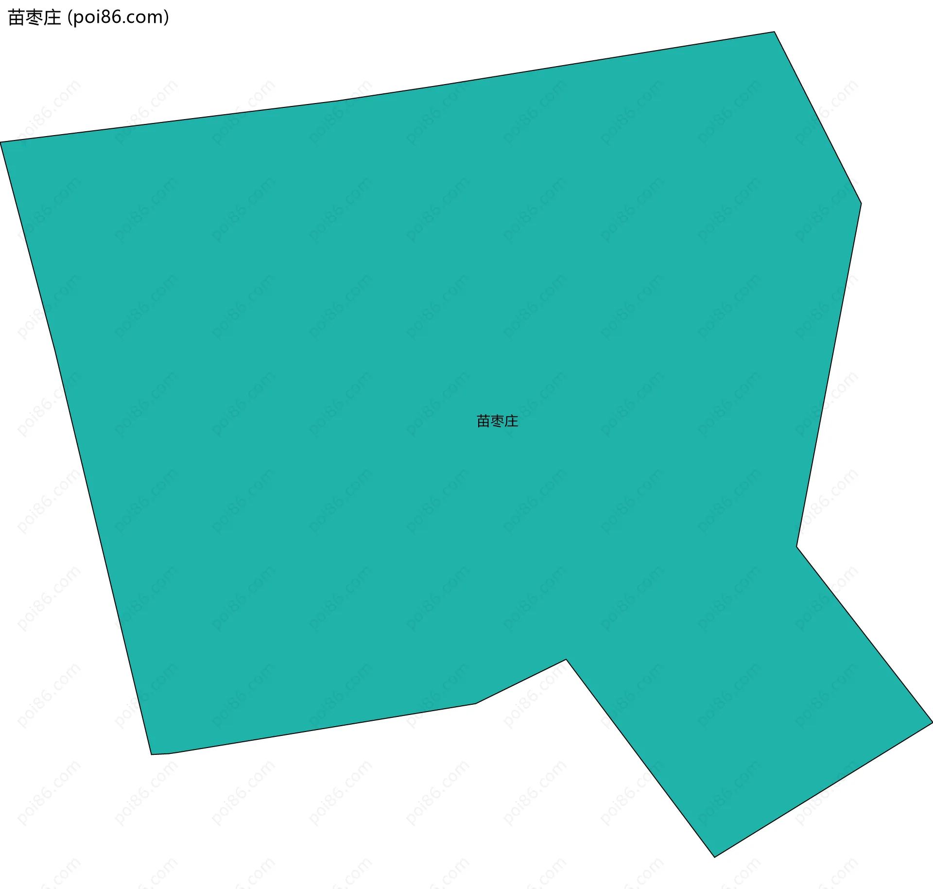 苗枣庄边界地图