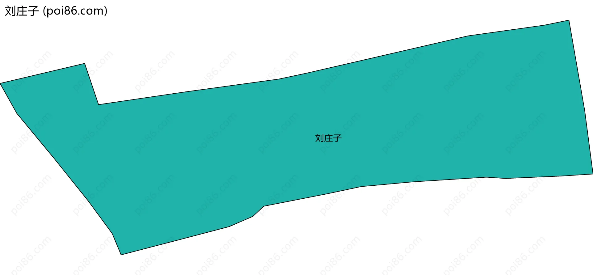 刘庄子边界地图
