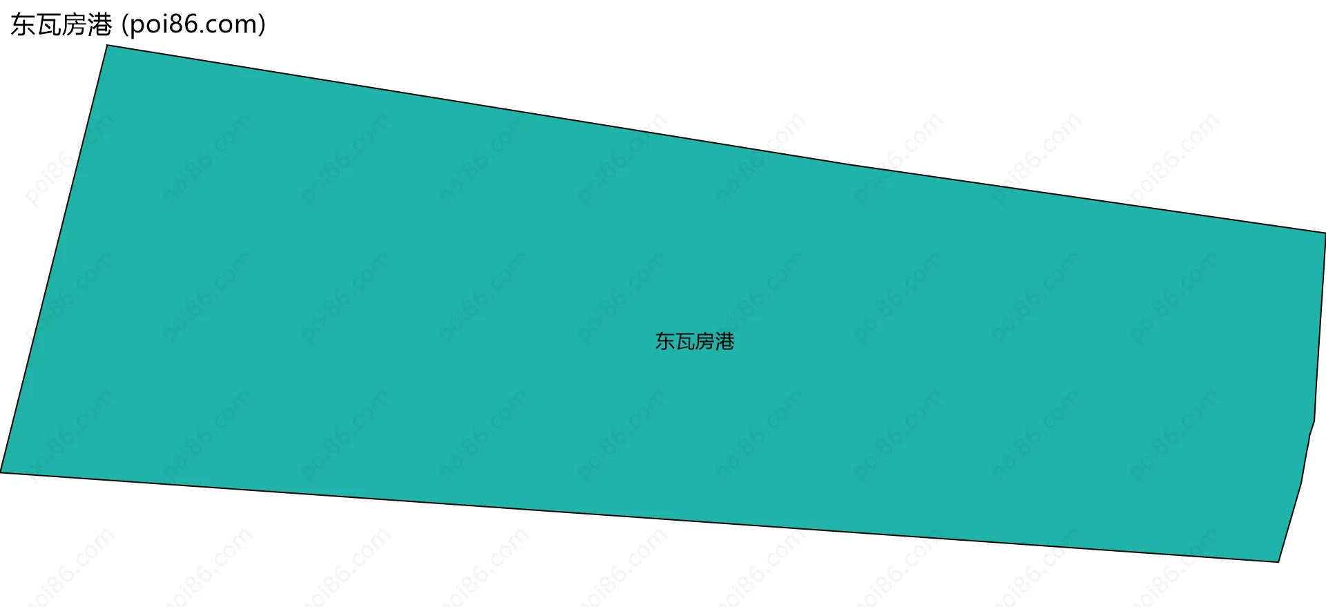 东瓦房港边界地图