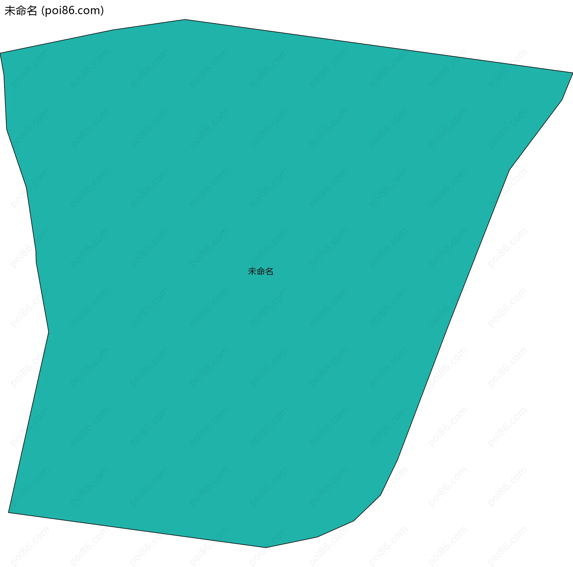 未命名边界地图