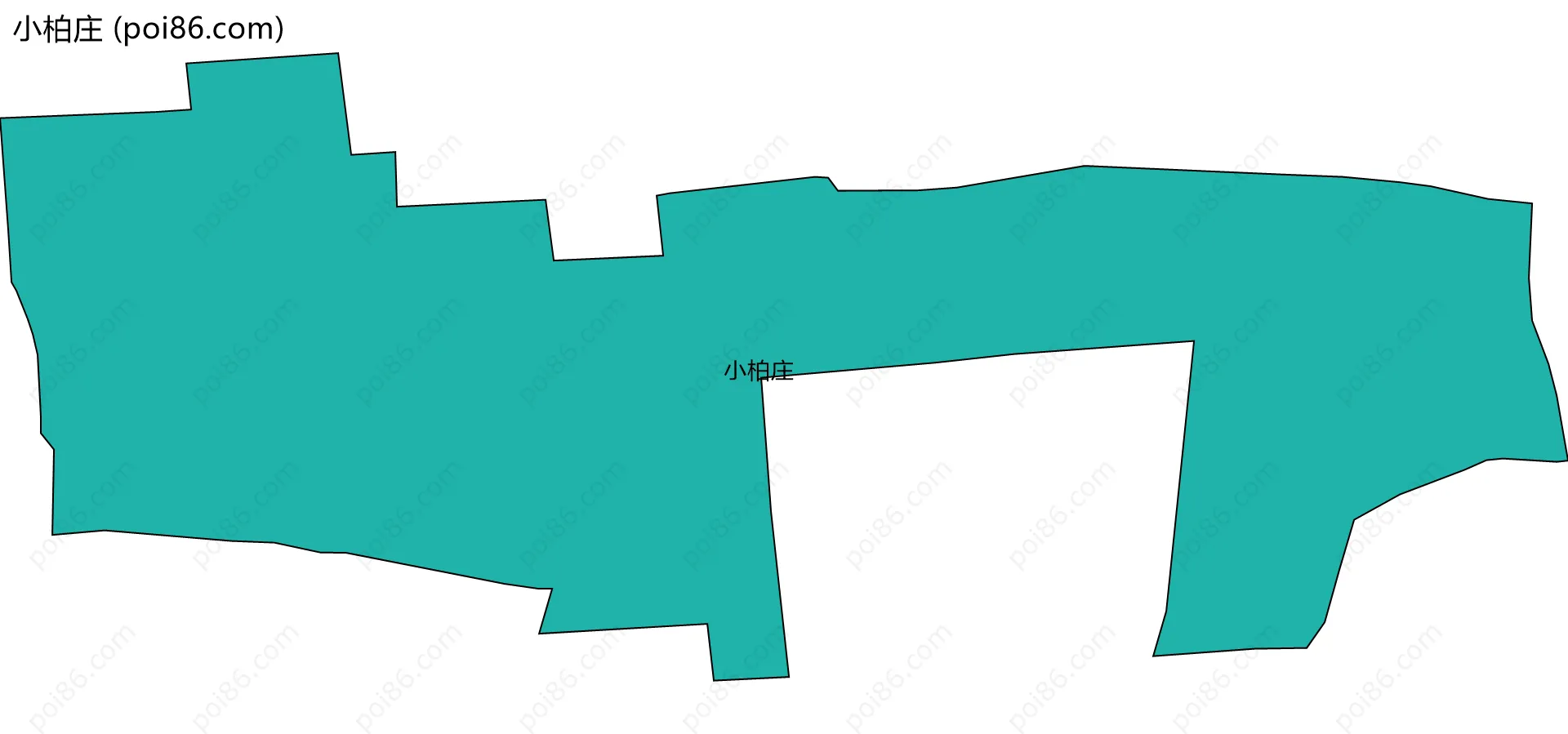 小柏庄边界地图