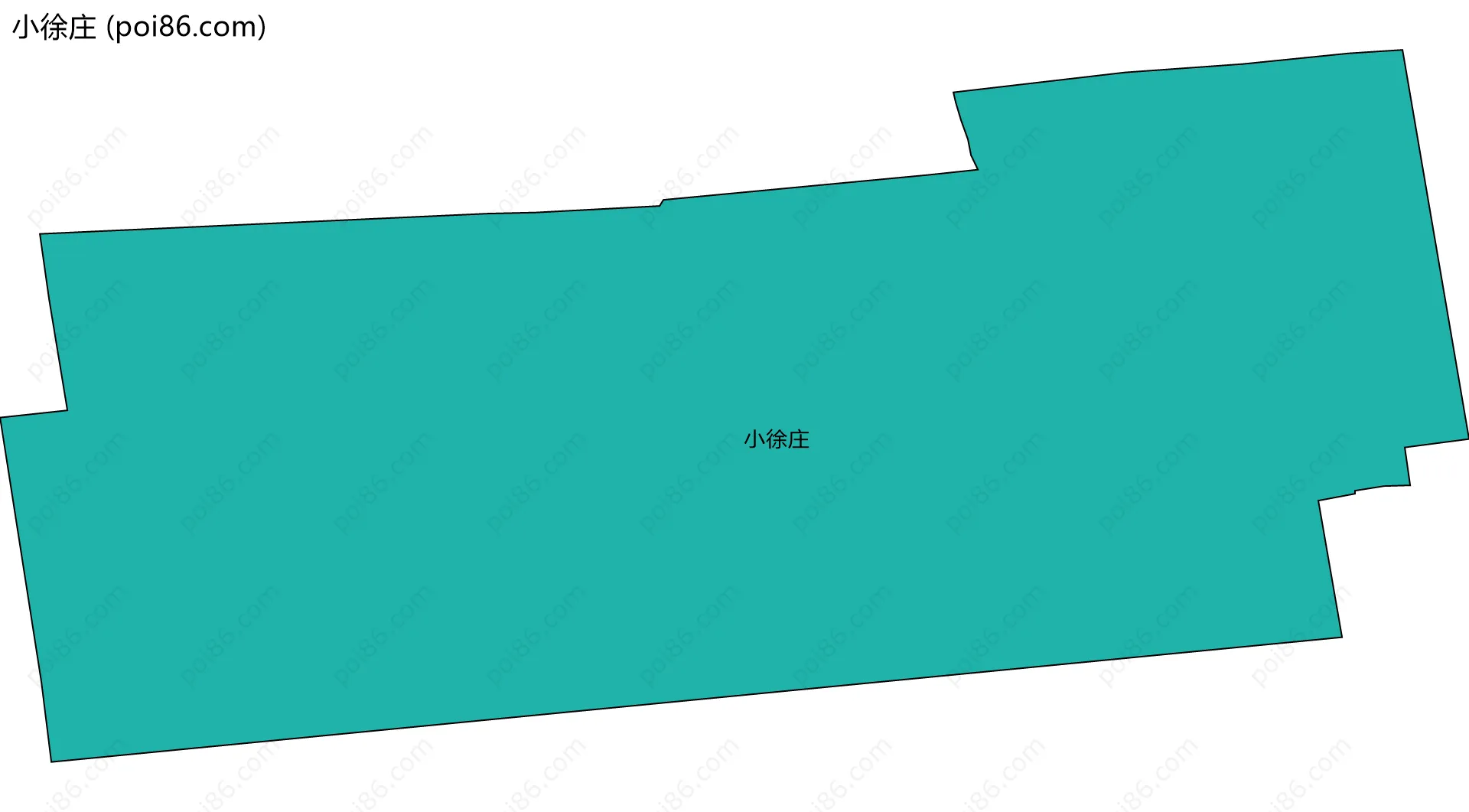 小徐庄边界地图