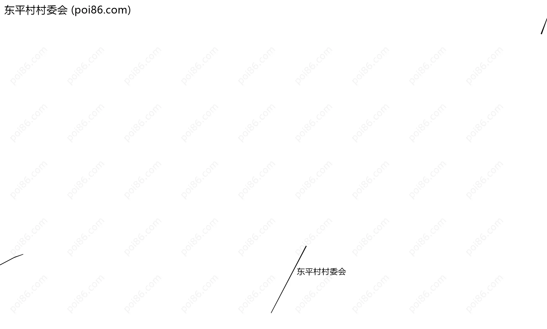 东平村村委会边界地图