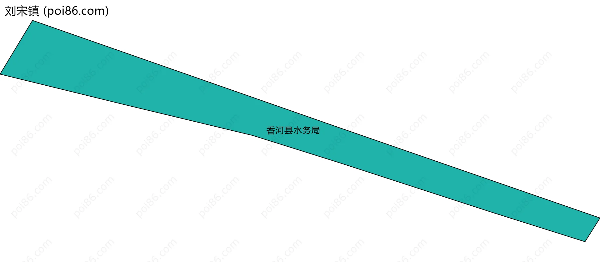 刘宋镇边界地图(五级行政区划)