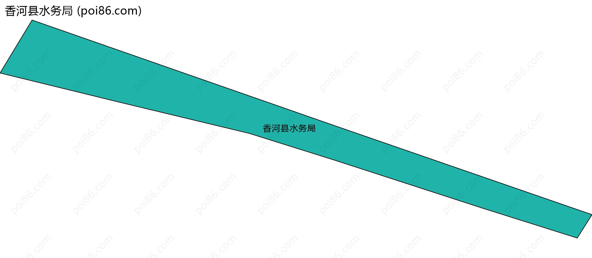 香河县水务局边界地图