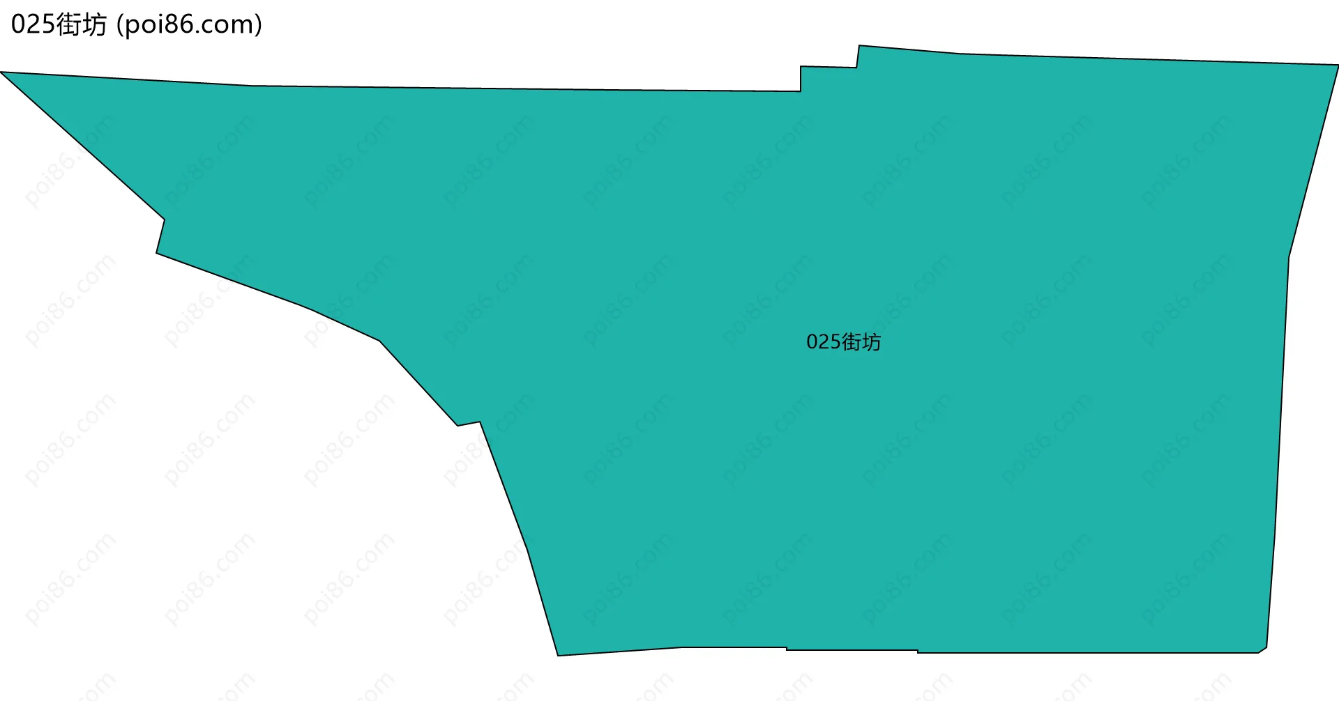 025街坊边界地图