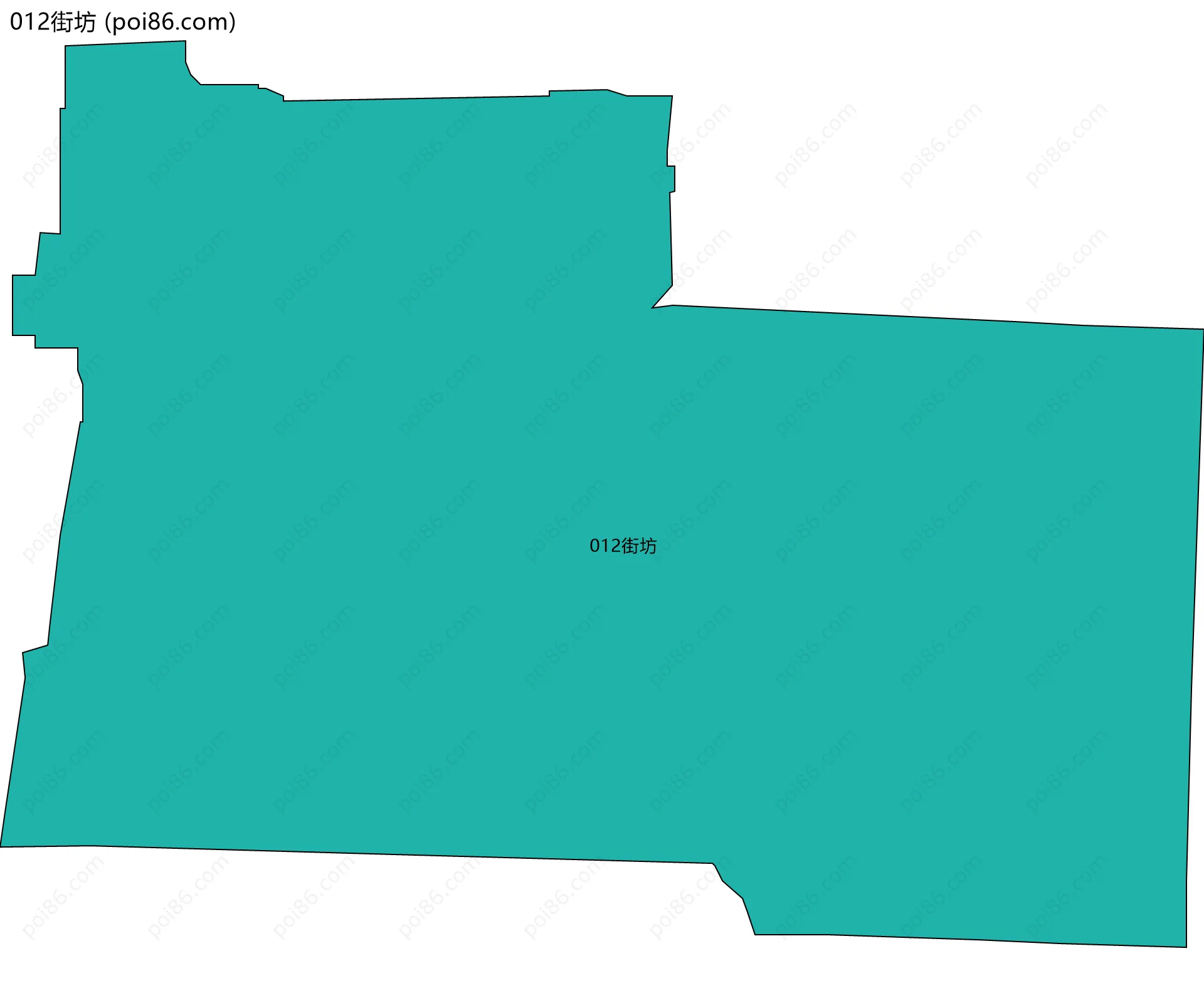 012街坊边界地图