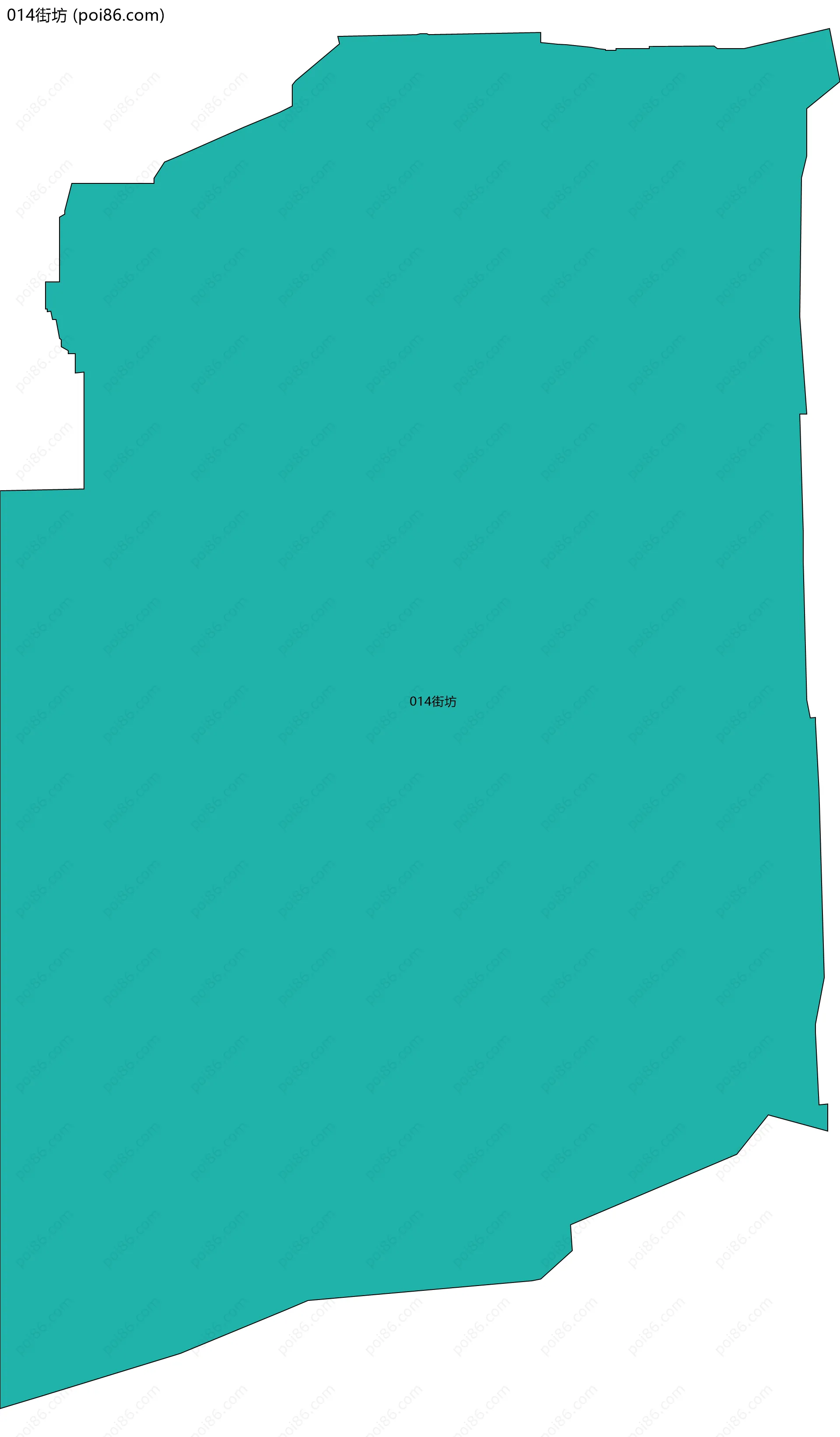 014街坊边界地图