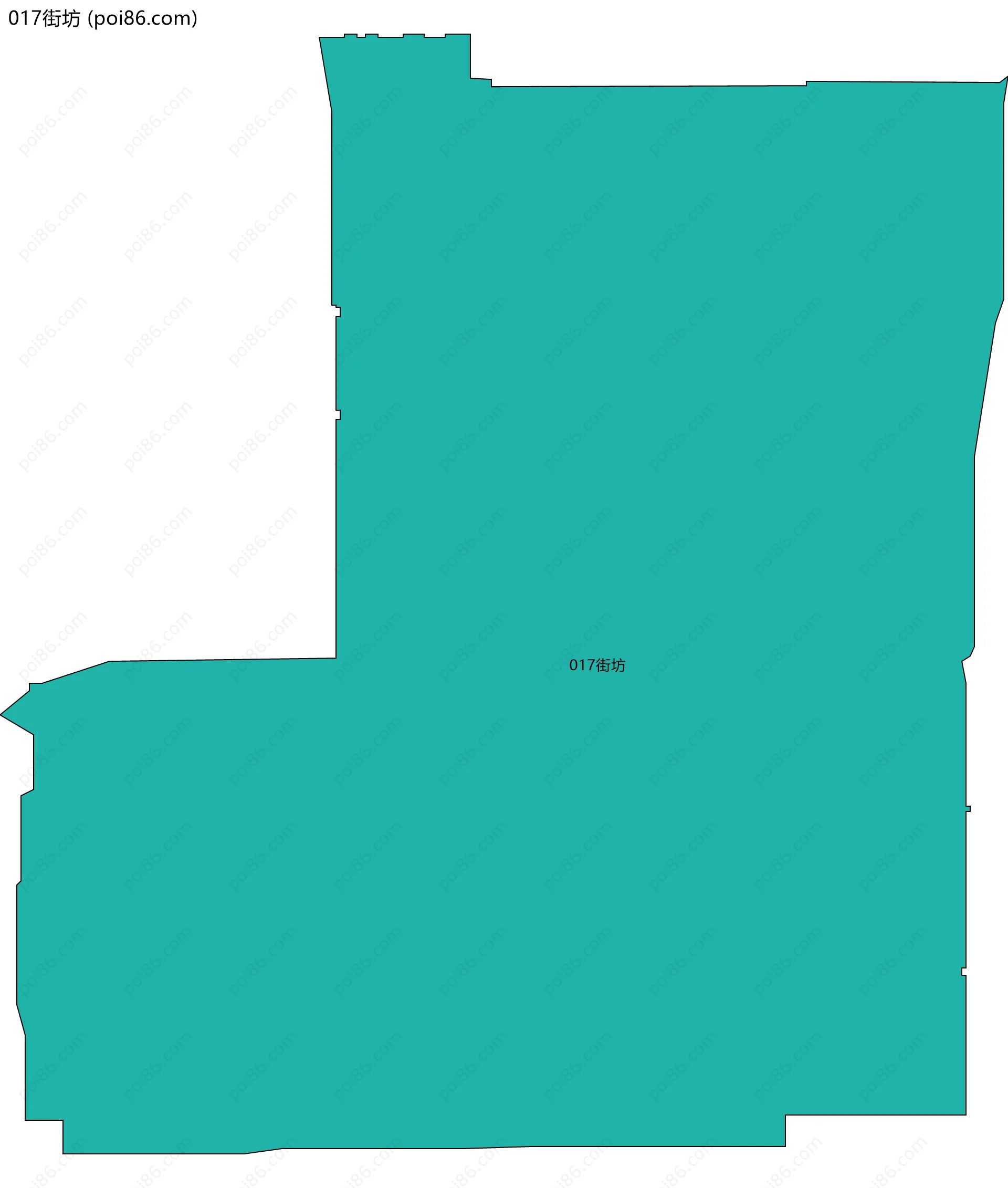 017街坊边界地图