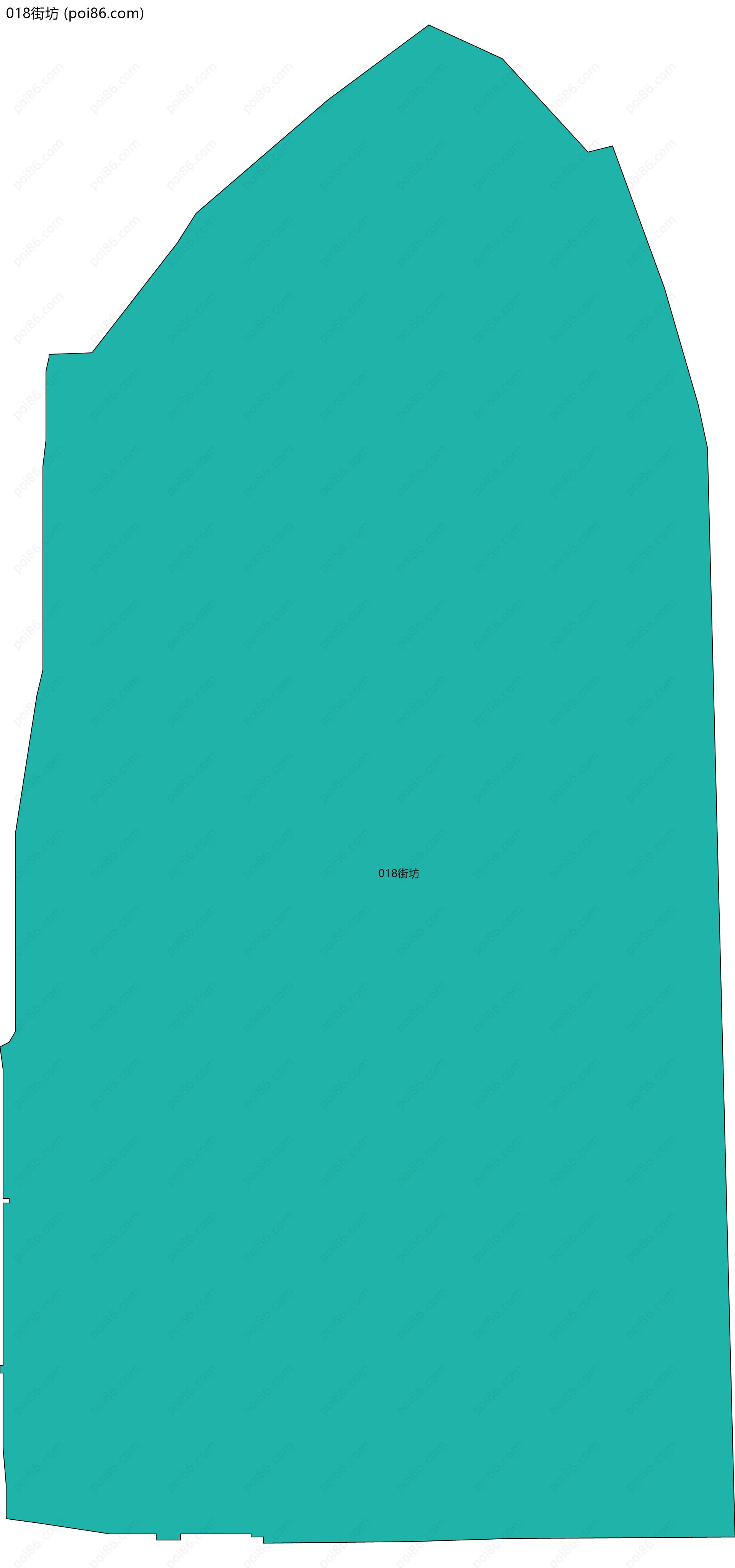 018街坊边界地图