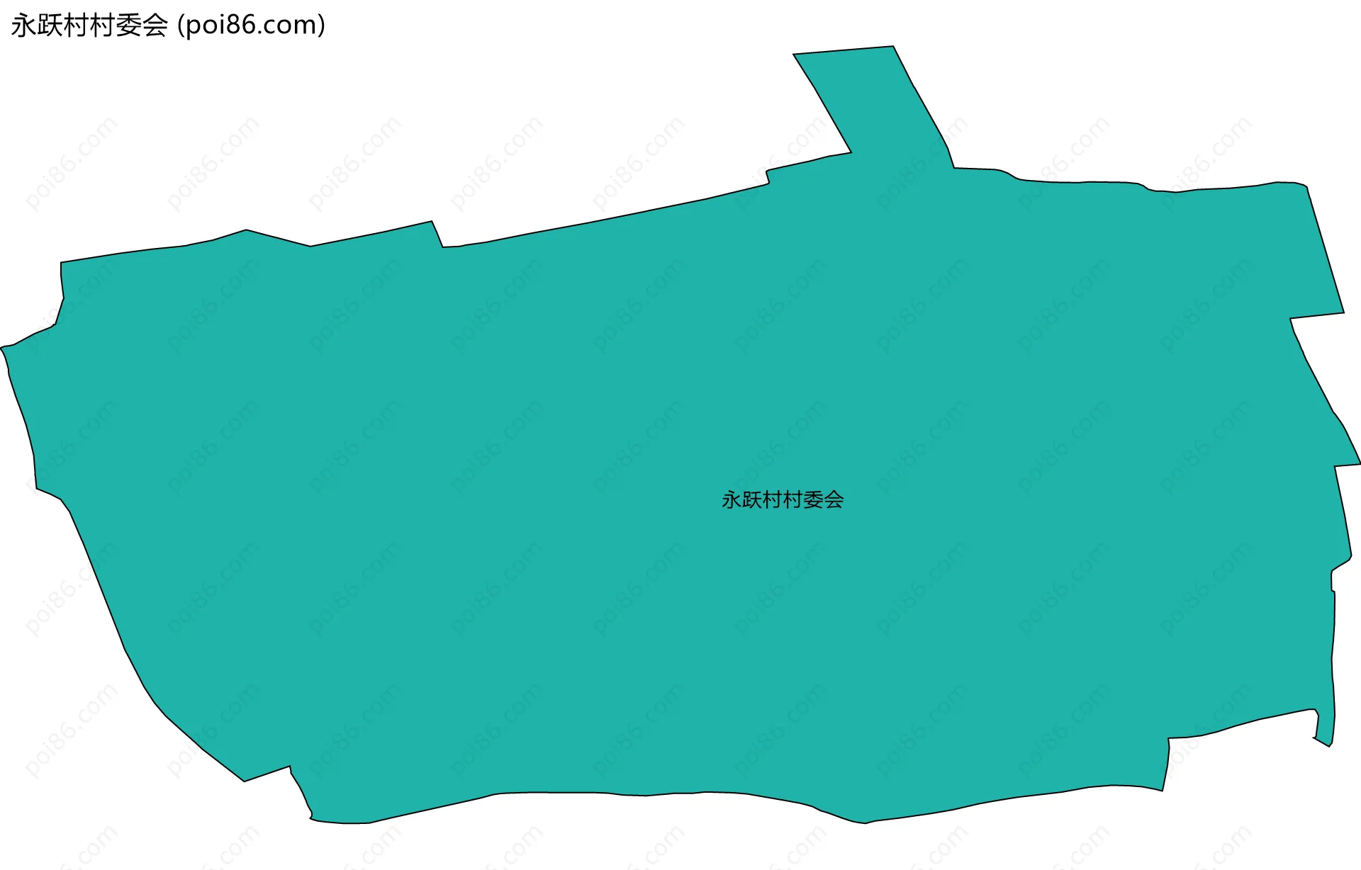 永跃村村委会边界地图