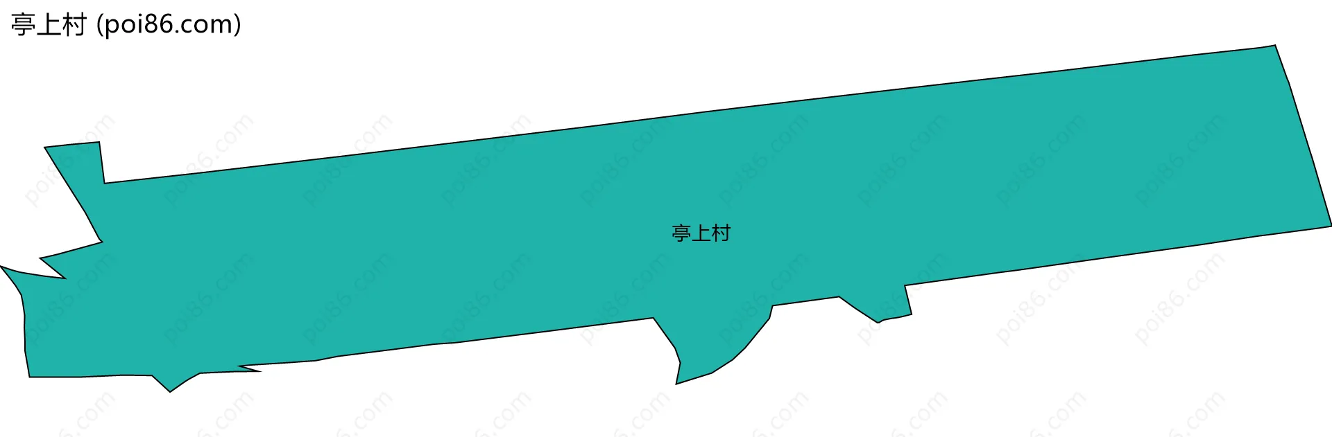 亭上村边界地图