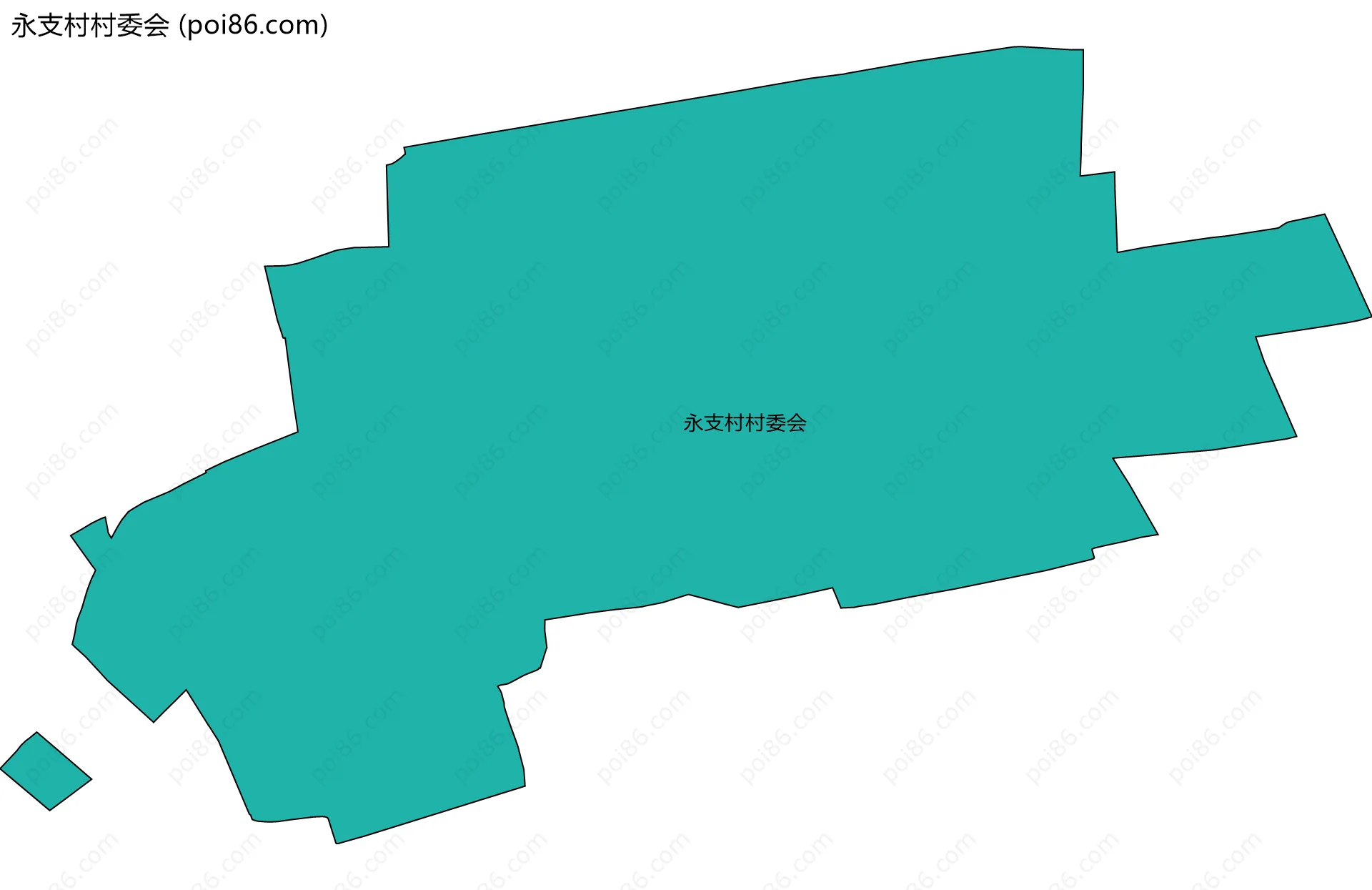 永支村村委会边界地图