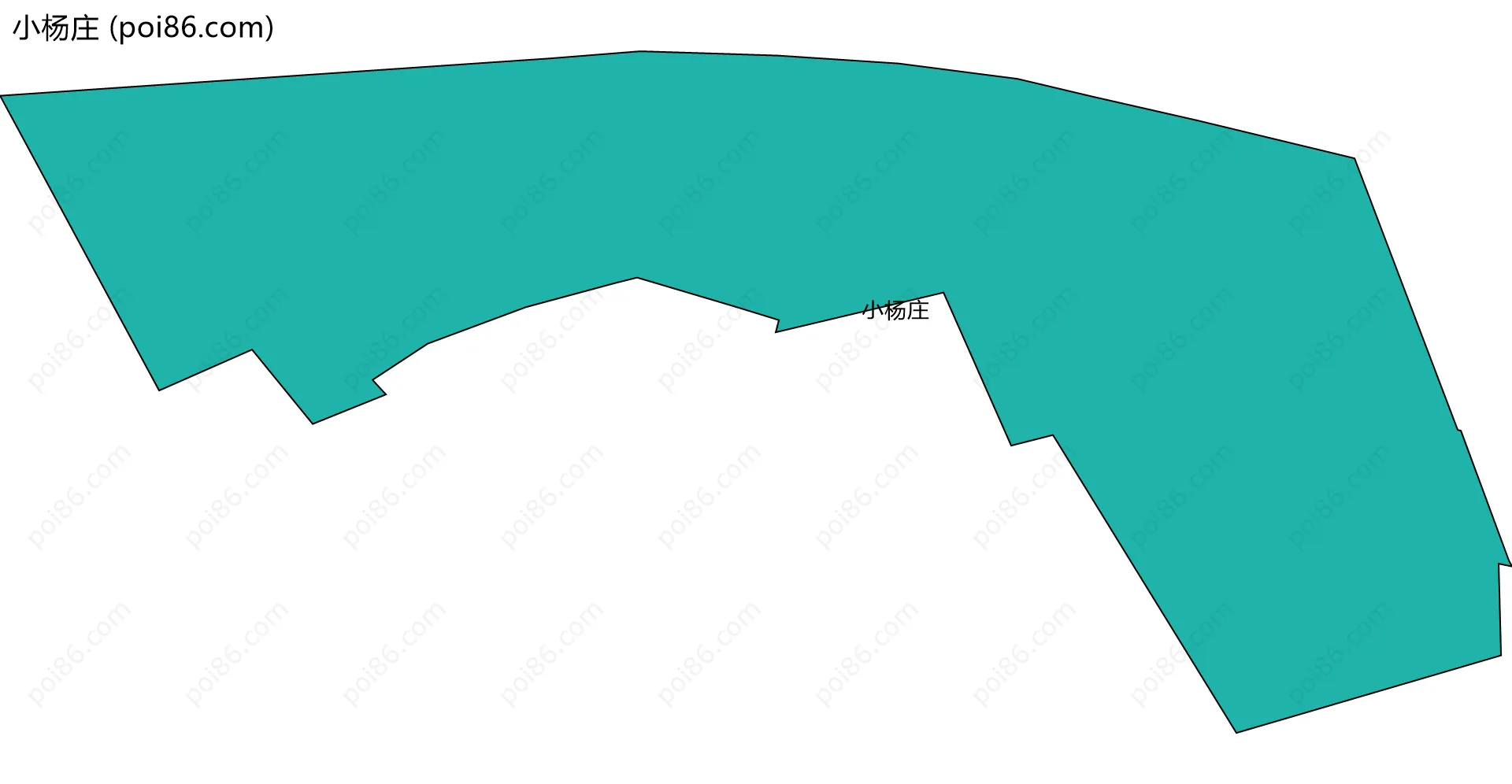 小杨庄边界地图