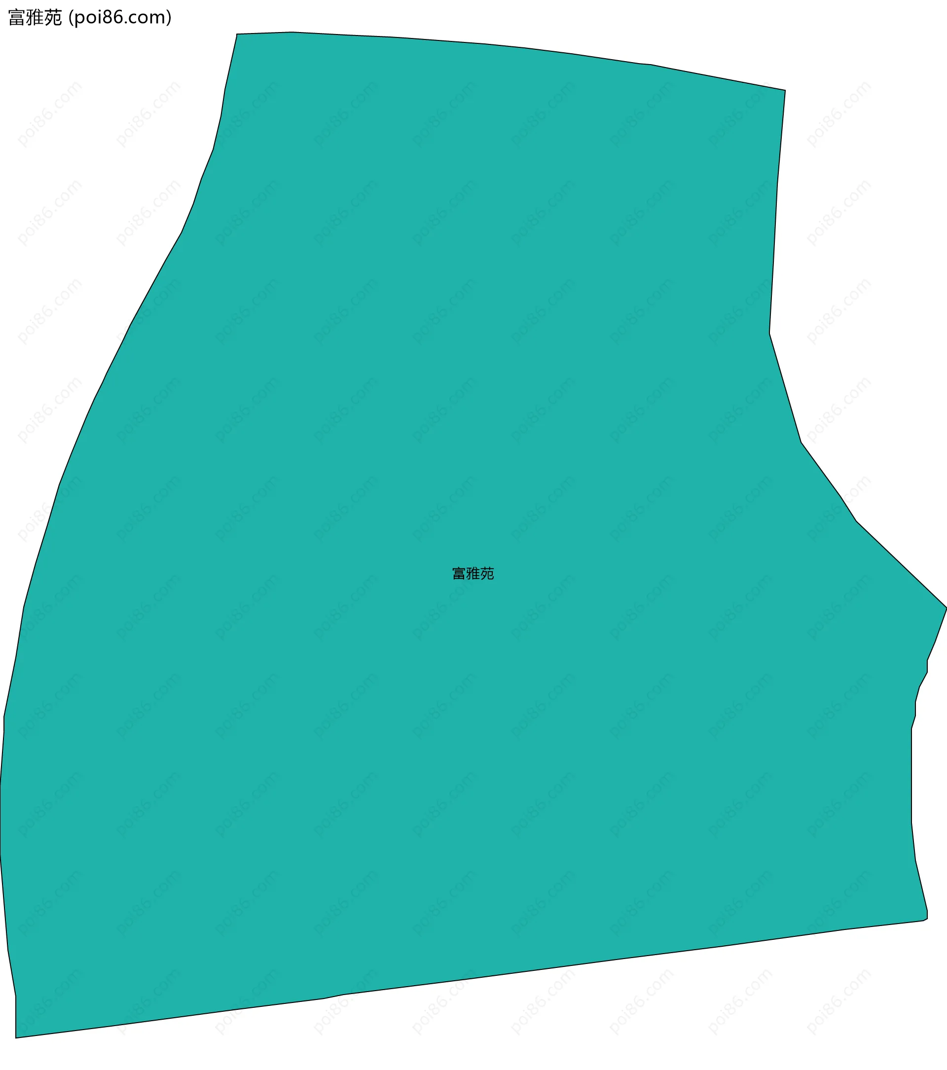 富雅苑边界地图